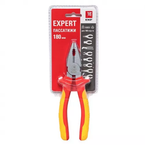 Пассатижи 180мм Expert 1000В PROxima EKF pas-180-exp-in фото 6