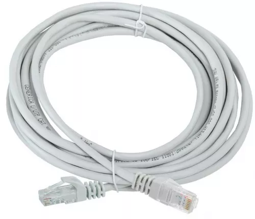 Патч-корд UTP кат.5e 5м GENERICA сер. ITK PC01-C5EU-5M-G