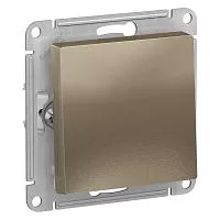 Механизм выключателя 1-кл. СП AtlasDesign 10А IP20 (сх. 1) 10AX шампань SchE ATN000511