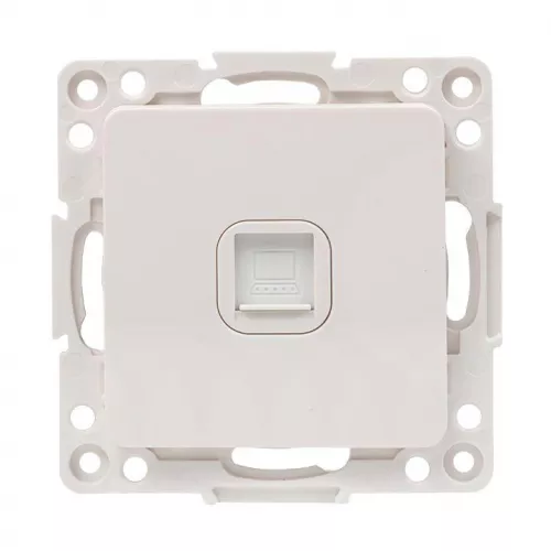 Механизм розетки RJ-45 1-м Стокгольм бел. PROxima EKF EYK01-035-10
