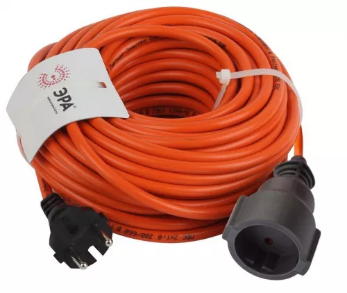 Удлинитель силовой UPx-1-2x1-20m-IP44 в бухте б/з 20м 1гнездо ПВС 2х1 Эра Б0046806