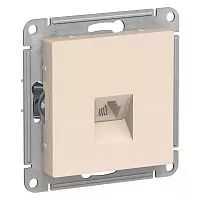 Механизм розетки телефонной 1-м СП AtlasDesign RJ11 беж. SchE ATN000281