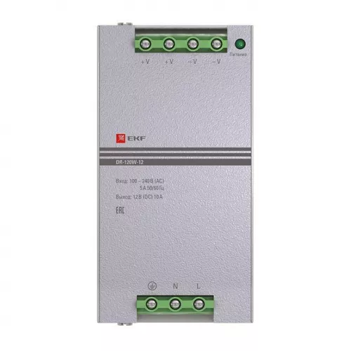 Блок питания 12В DR-120W-12 PROxima EKF dr-120w-12 фото 3