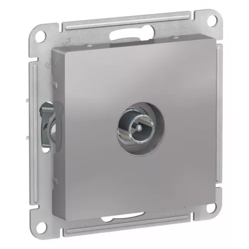Механизм розетки TV оконечной AtlasDesign 1DB алюм. SchE ATN000391 Механизм розетки TV оконечной AtlasDesign 1DB алюм. SchE ATN000391