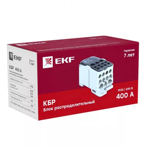 Блок распределительный КРОСС крепеж на панель и DIN КБР-400А EKF plc-kbr400 фото 9 Блок распределительный КРОСС крепеж на панель и DIN КБР-400А EKF plc-kbr400 фото 9