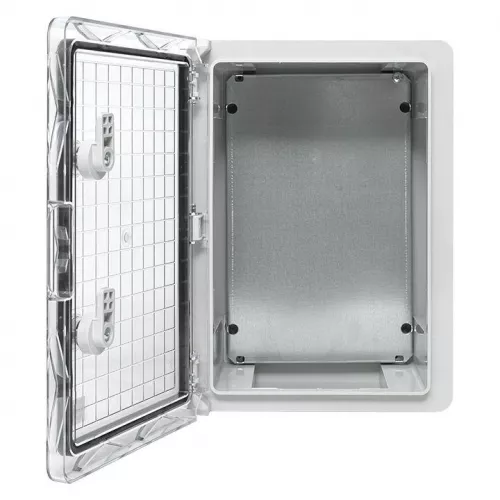 Бокс пластиковый с монтажной платой 350х250х150 IP65 прозр. дверь PROxima EKF PBT65MP002 фото 3