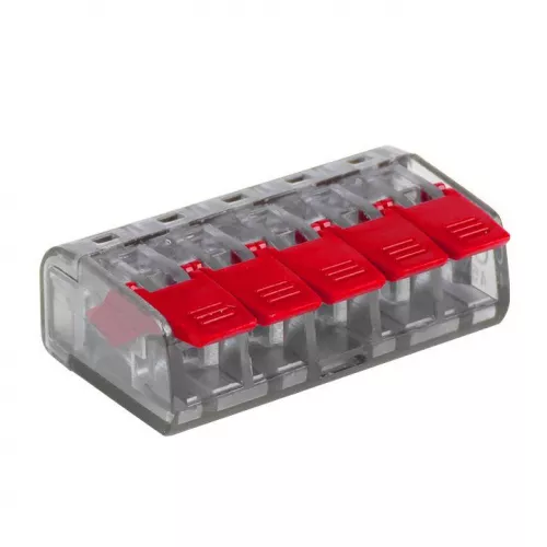 Клемма СМК 221-415 5 отверстий 0.2-4.0кв.мм (уп.50шт) PROxima EKF plc-smk-221-415