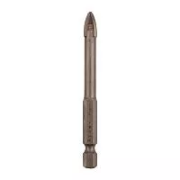 Сверло по стеклу и керамике 8мм 4 грани шестигранный хвостовик Kranz KR-91-0650