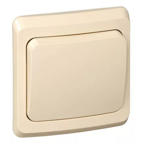 Переключатель 1-кл. СП Этюд 10А IP20 крем. SchE BC10-004K