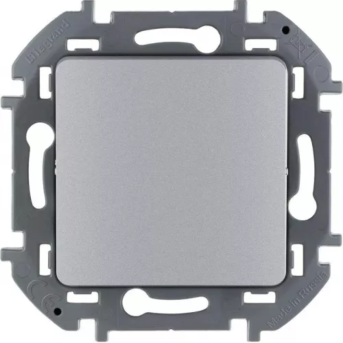 Механизм переключателя промежуточного 1-кл. Inspiria 10А IP20 250В 10AX винт. клеммы алюм. Leg 673682 Механизм переключателя промежуточного 1-кл. Inspiria 10А IP20 250В 10AX винт. клеммы алюм. Leg 673682