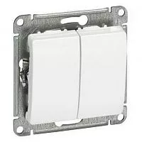 Механизм выключателя 2-кл. СП Glossa 10А IP20 (сх. 5) 10AX бел. SchE GSL000151
