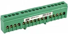 Шина PE "земля" в корп. изол. на DIN-рейку ШНИ-6х9-16-К-З IEK YNN10-69-16KD-K06