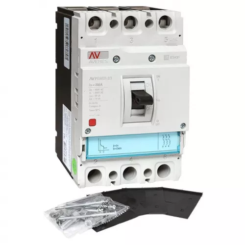 Выключатель автоматический 3п 250А 50кА AV POWER-2/3 ETU2.0 AVERES EKF mccb-23-250-2.0-av фото 4