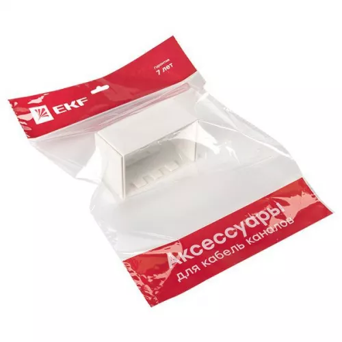 Соединитель 100х60 бел. Plast PROxima (уп.2шт) EKF conw-100-60x2 фото 6