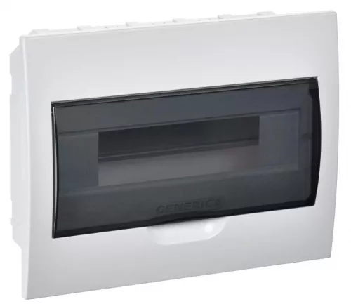Бокс ЩРВ-П-12 мод. встраив. пластик IP41 GENERICA IEK MKP12-V-12-41-G