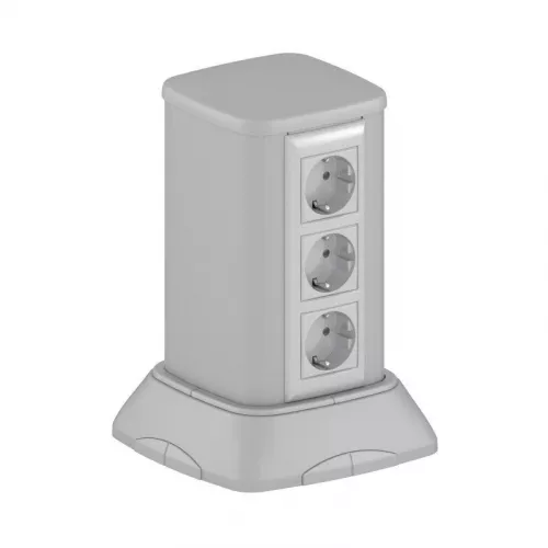 Мини-колонна 0.25м алюм. сер. метал. RAL 9006 DKC 19524 фото 2