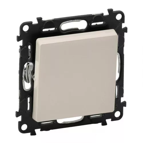 Механизм переключателя 1-кл. СП Valena Life 10А IP20 250В 10AX с лиц. панелью безвинт. зажимы сл. кость Leg 752506 фото 2
