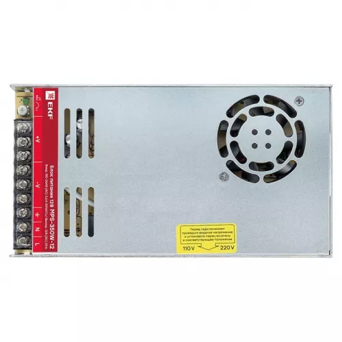Блок питания 12В MPS-350W-12 PROxima EKF mps-350w-12 фото 3