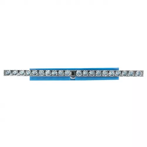Шина нулевая N 6х9 20 отвер. никель син. изолятор на DIN-рейку PROxima EKF sn1-63-20-d фото 3 Шина нулевая N 6х9 20 отвер. никель син. изолятор на DIN-рейку PROxima EKF sn1-63-20-d фото 3