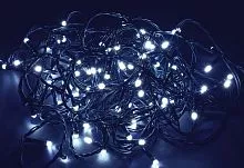 Гирлянда "Нить" 10м 100LED бел. IP20 провод зел. 230В с контроллером 8 режимов IEK LGDB110-2-100-10-G-S-20