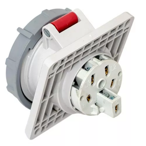 Розетка стационарная внутренняя угловая 4152 3Р+РЕ+N 16А 380В IP67 PROxima EKF ps-4152-16-380 фото 8