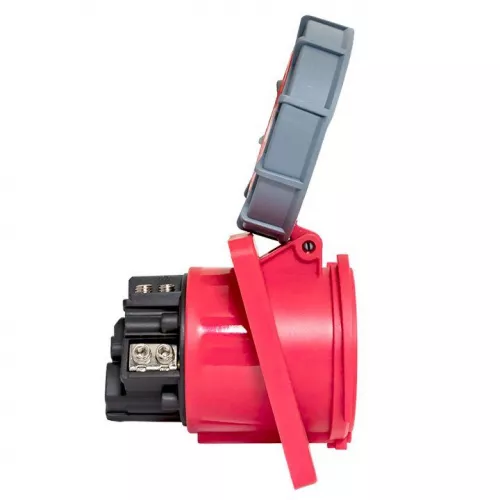 Розетка стационарная внутренняя угловая 4452 3Р+РЕ+N 125А 380В IP67 PROxima EKF ps-4452-125-380 фото 2