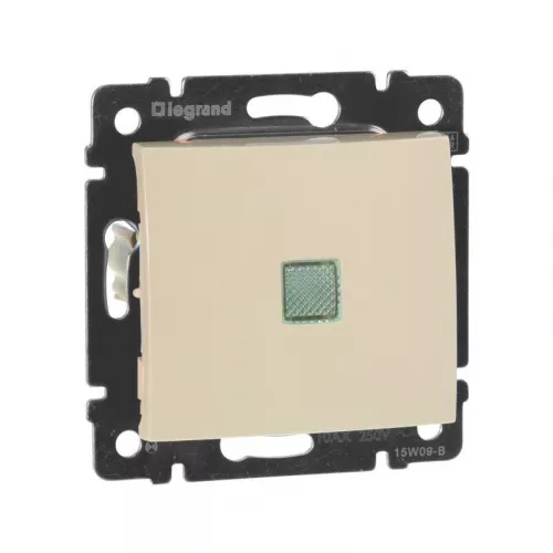 Механизм выключателя 1-кл. СП Valena 10А IP31 250В с зел. индикацией сл. кость Leg 774310 фото 9