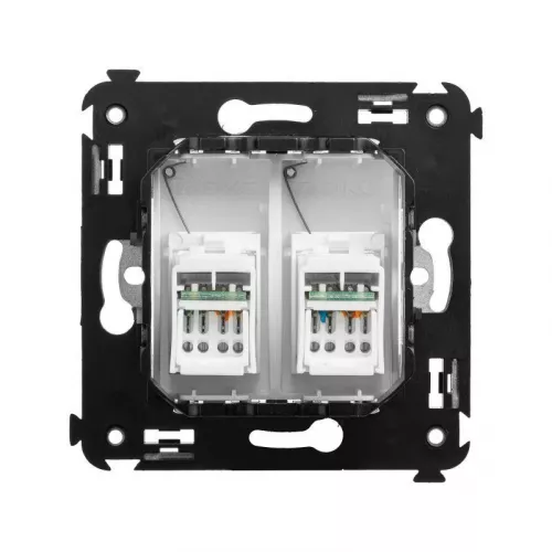 Розетка 2-м RJ-45 СП кат.6 Avanti "Белое облако" DKC 4400294 фото 3 Розетка 2-м RJ-45 СП кат.6 Avanti "Белое облако" DKC 4400294 фото 3