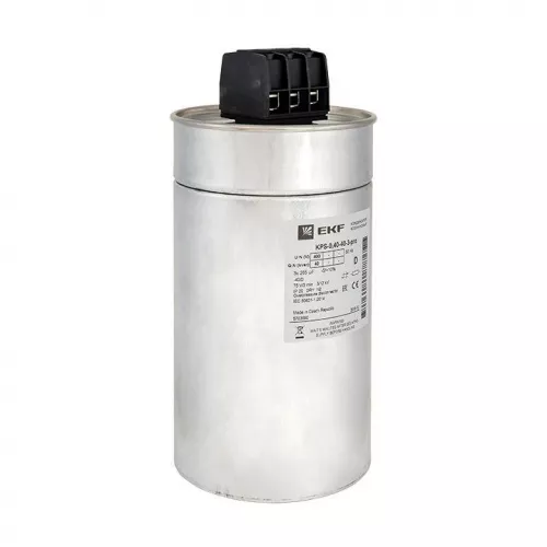 Конденсатор косинусный КПС-0.4-40-3 PRO EKF kps-0.4-40-3-pro фото 2