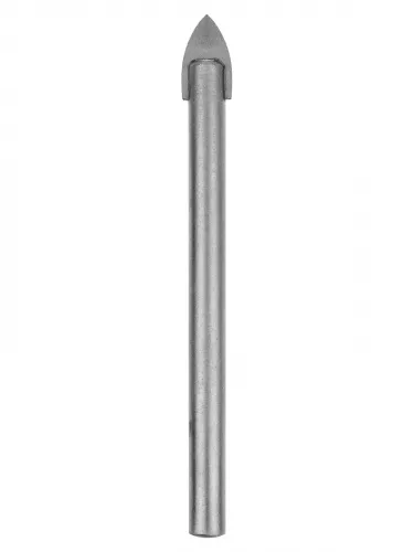 Сверло по стеклу и керамике 8×80 мм, 2 реж., лезвия, цилиндр. хв., блистер 1 шт, "Рубин" TDM фото 2