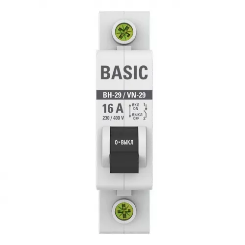 Выключатель нагрузки 1п 16А ВН-29 Basic EKF SL29-1-16-bas фото 2