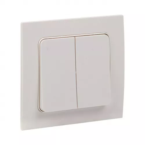 Выключатель 2-кл. Стокгольм 10А бел. PROxima EKF EXV10-023-10 фото 3