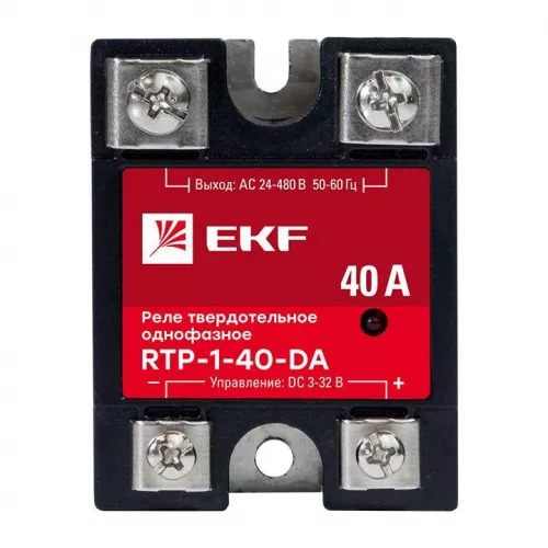 Реле твердотельное однофазное RTP-40-DA PROxima EKF rtp-1-40-da фото 5