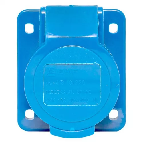 Розетка скрыт. уст. 16А 220В 2P+РЕ IP44 (413) EKF ps-413-16-220 фото 2