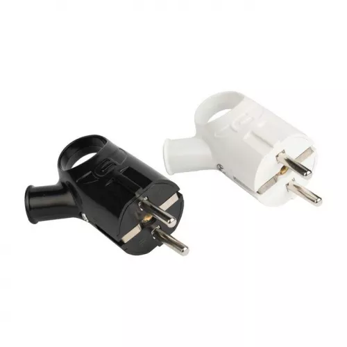 Вилка с кольцом 16А 250В с заземл. черн. EKF AVK16-30 фото 3