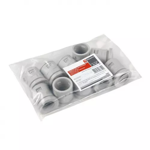 Коннектор для гофр. трубы 32мм (уп.10шт) Plast EKF kn-t-32 фото 4