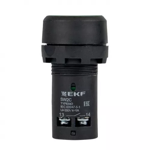 Кнопка SW2C-11 возвратная зел. NO+NC EKF sw2c-11s-g фото 3