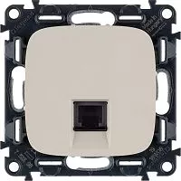 Механизм розетки телефонной Valena Allure 1 выход RJ11 с лиц. панелью сл. кость Leg 753838