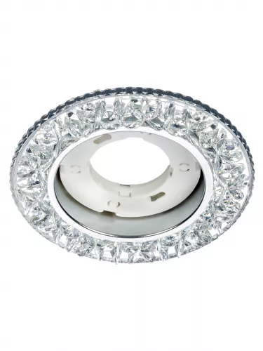 Светильник встраиваемый СВ 03-09 GX53 230В LED подсветка 5 Вт зеркальный/хром TDM фото 3