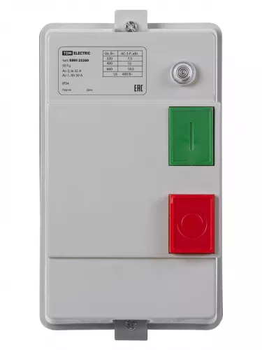 КМН23260 32А в оболочке с индикатором Ue=380В/АС3 IP54 TDM фото 3