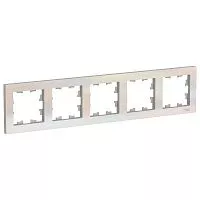 Рамка 5-м AtlasDesign универс. жемчуг SchE ATN000405