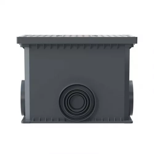 Колодец смотр. 335х240х255 с крыш. для двуст. труб DKC 025002 Колодец смотр. 335х240х255 с крыш. для двуст. труб DKC 025002