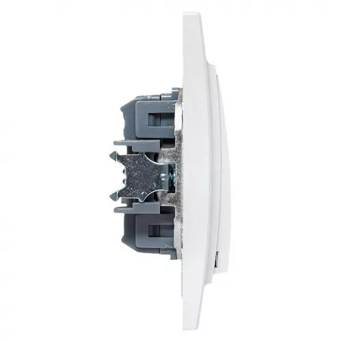 Выключатель 1-кл. СП Минск 10А IP20 бел. Basic EKF ERV10-021-10 фото 3