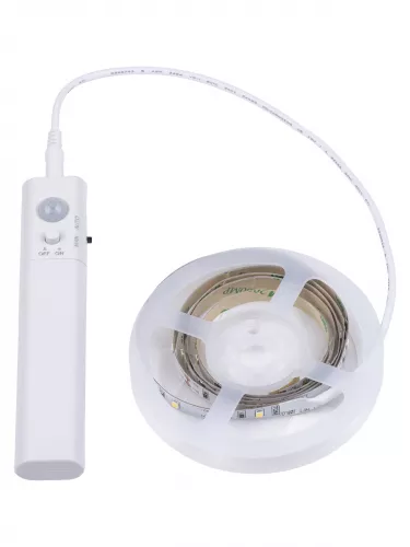 Умная подсветка SMD2835-30LED/m-IP20-5В-2,4Вт-6000К(1 м), датчик движ., 4хААА TDM фото 3