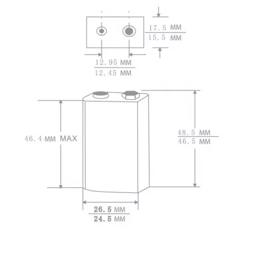 Аккумулятор 6F22 NI-MN 250мА.ч BP-1 (блист.1шт) Camelion 5014 фото 4