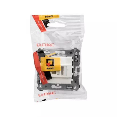 Розетка 1-м RJ-45 СП кат.5e Avanti "Белое облако" DKC 4400463 фото 5 Розетка 1-м RJ-45 СП кат.5e Avanti "Белое облако" DKC 4400463 фото 5