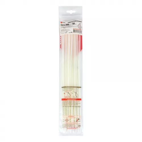 Хомут P6.6 3.6х370 FlexLock стандартный бел. (уп.100шт) PROxima EKF plc-fl-ctsw-3.6x370 фото 4 Хомут P6.6 3.6х370 FlexLock стандартный бел. (уп.100шт) PROxima EKF plc-fl-ctsw-3.6x370 фото 4