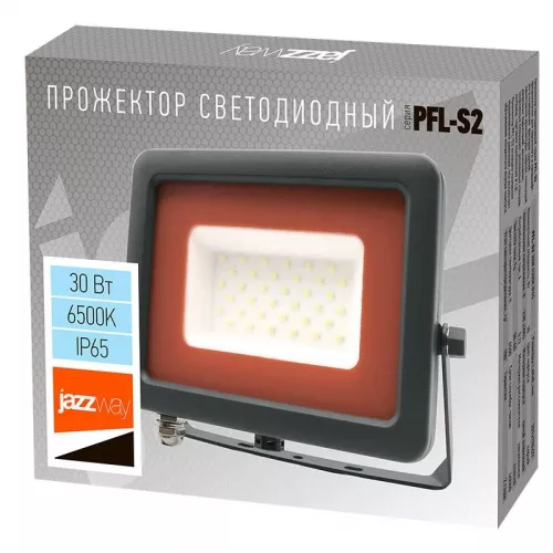 Прожектор светодиодный PFL-S2-SMD-30w 30Вт IP65 с клапаном JazzWay 2853295D фото 6