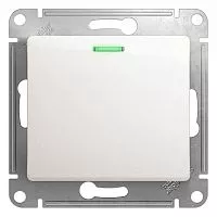 Механизм выключателя 1-кл. СП Glossa 10А IP20 (сх. 1а) 10AX с подсветкой перламутр SchE GSL000613