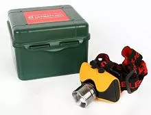 Фонарь налобный E157 (аккум. 220В CREE 3Вт пласт. бокс; желт.) Ultraflash 12351